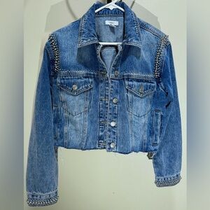 Forever 21 Studded Denim Jacket